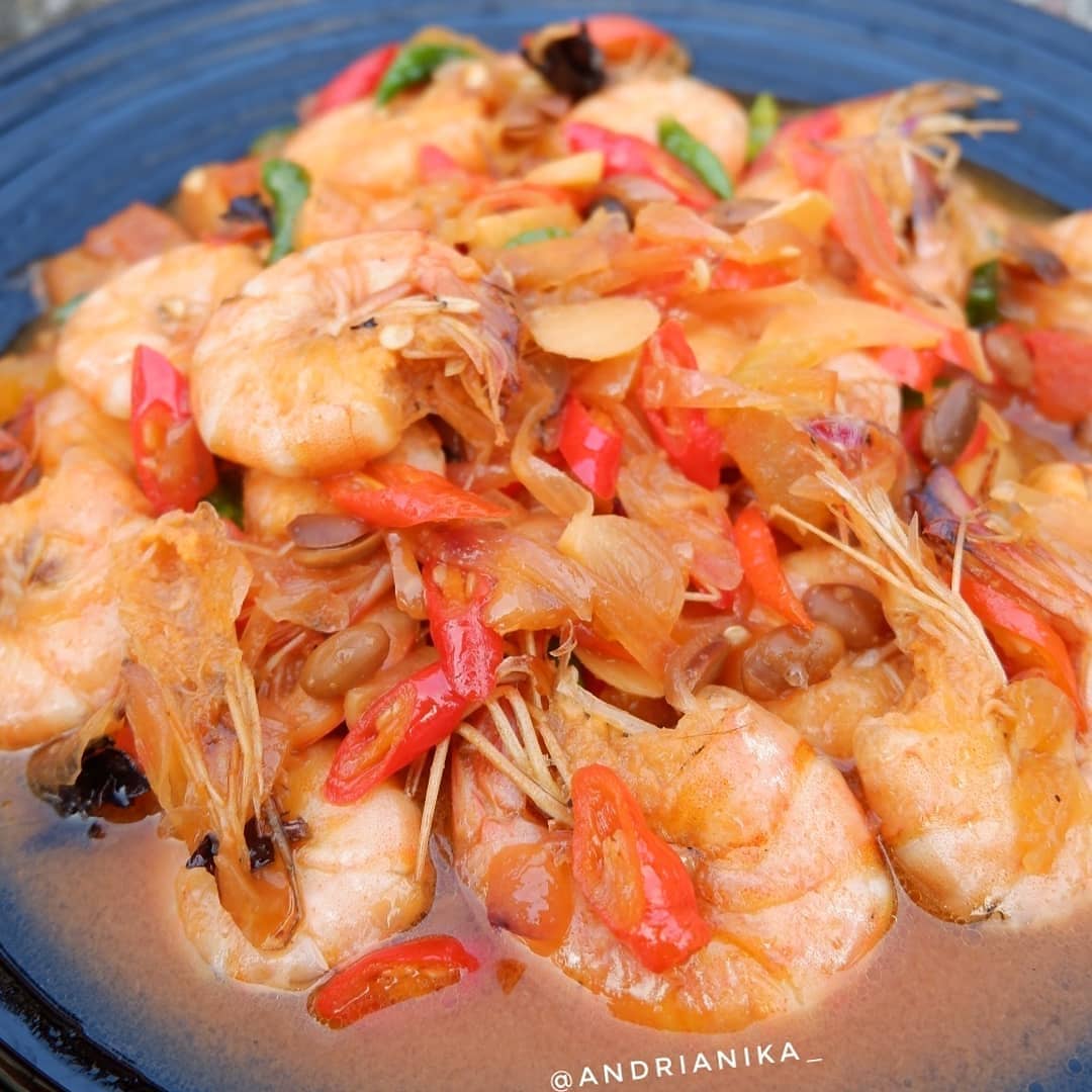 Indonesian Tauco Shrimp Stir-Fry