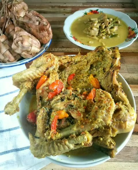Indonesian Grilled Chicken in Coconut Milk