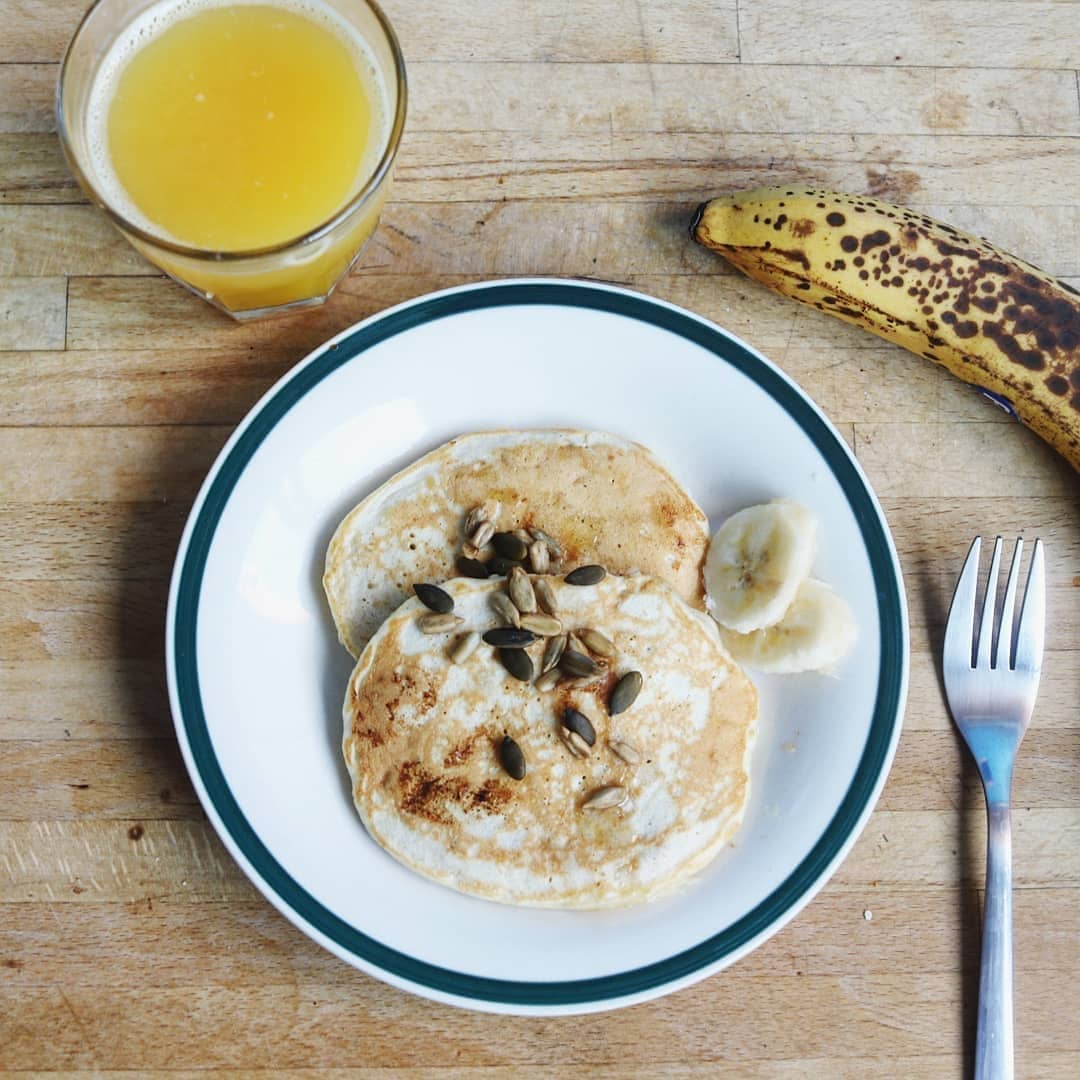 Simple Banana Pancakes with Pantry Staples