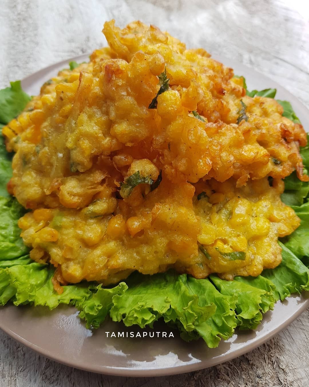Crispy Indonesian Corn Fritters