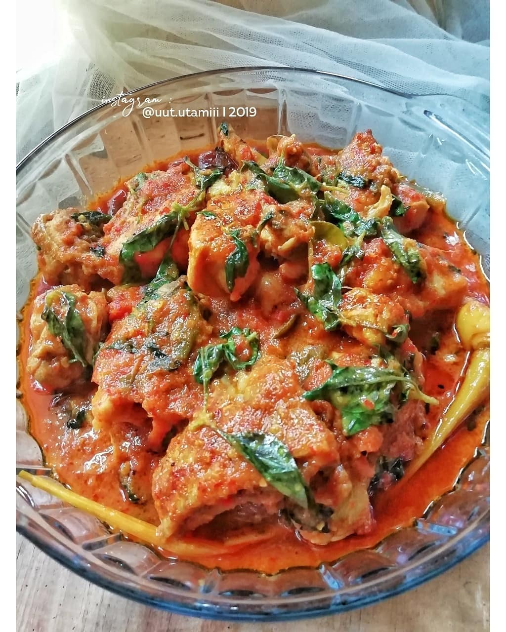 Indonesian Woku Chicken with Herbs