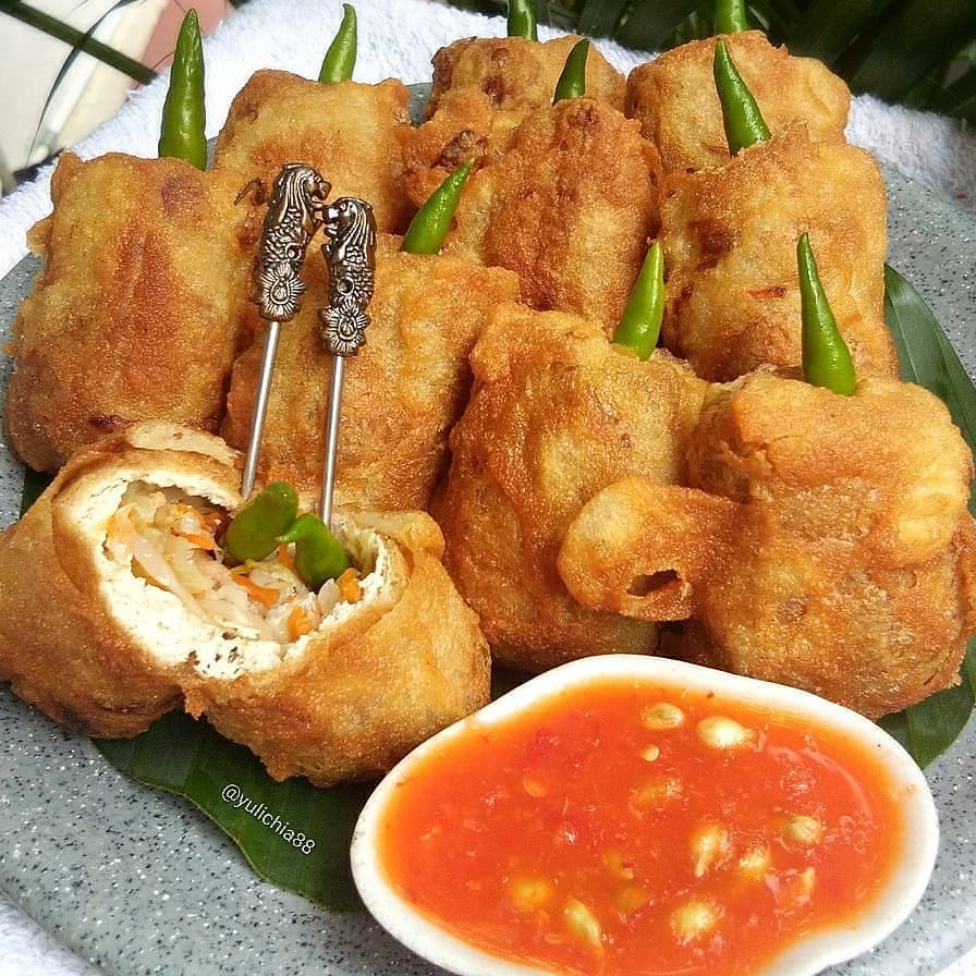 Stuffed Tofu with Vegetables