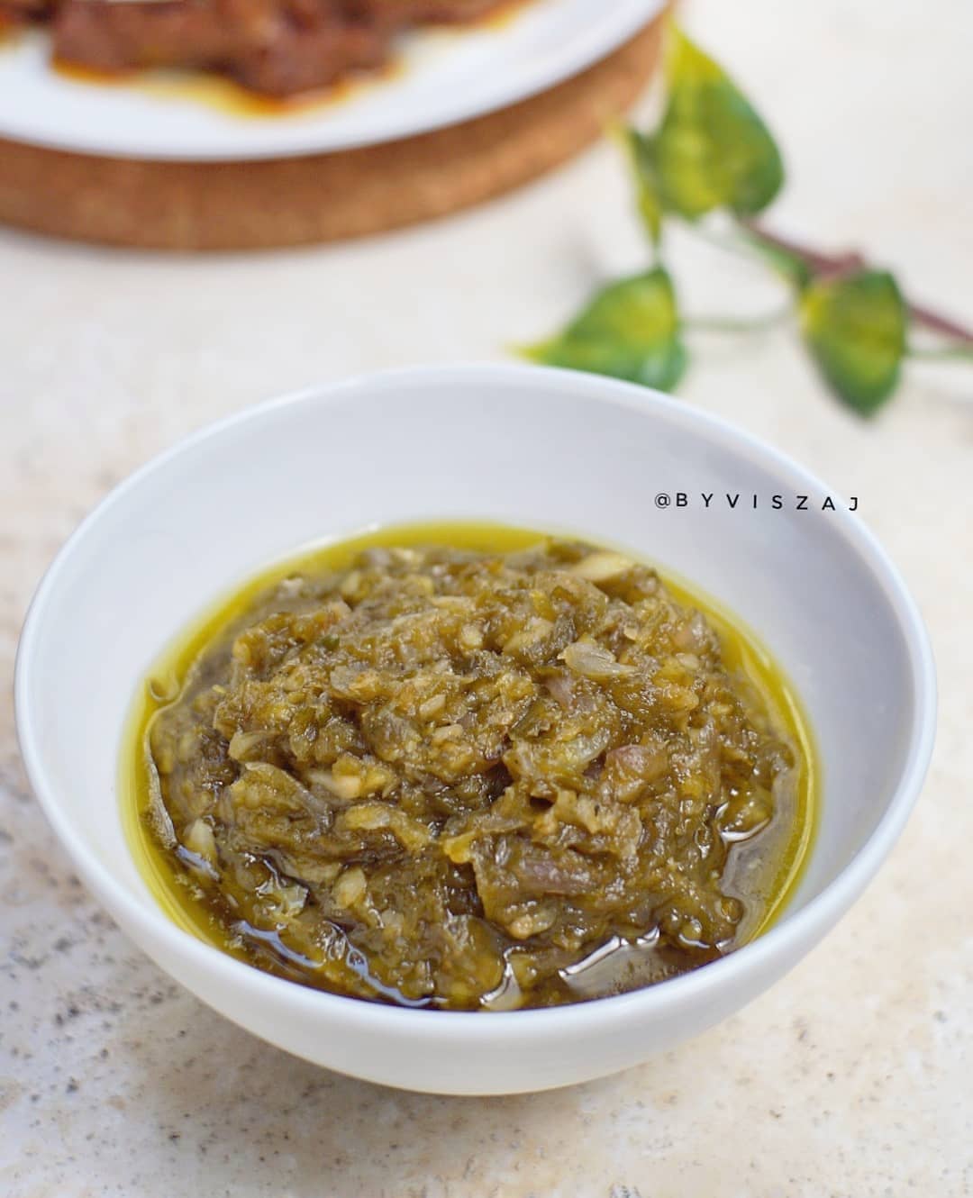 Authentic Indonesian Green Chili Sambal