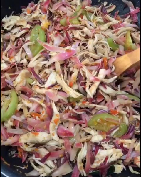 Shredded Chicken with Torch Ginger