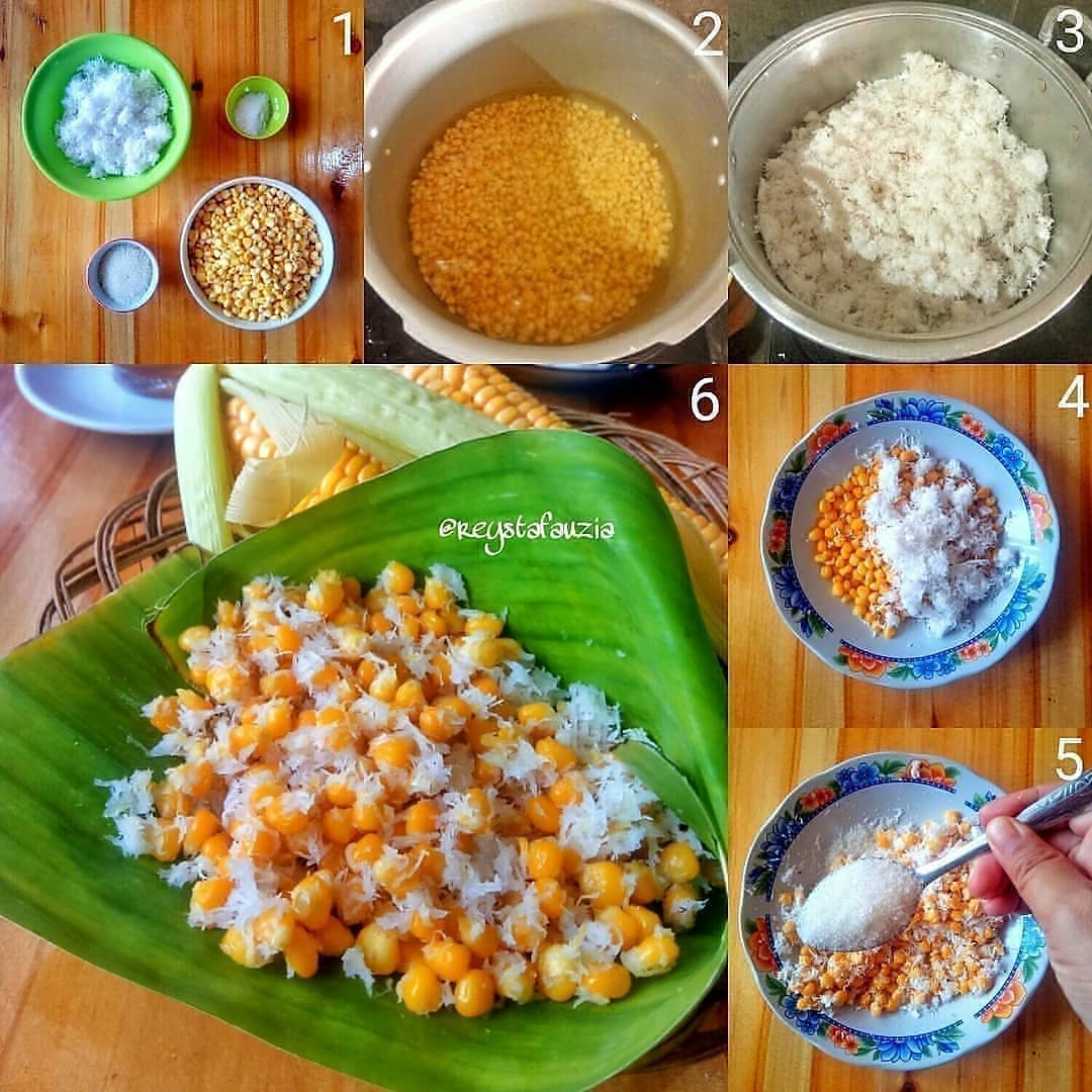 Indonesian Boiled Corn with Coconut