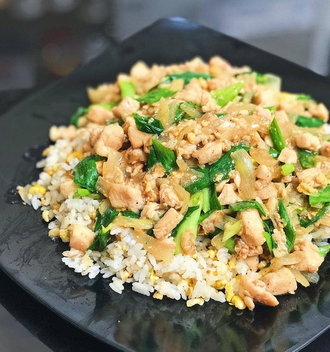 Indonesian Chicken Poured Rice
