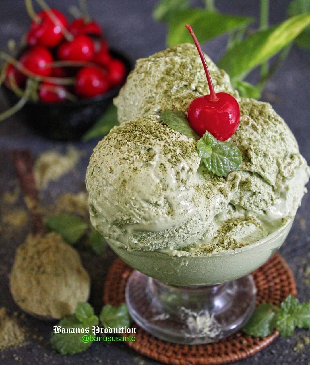 Simple Three-Ingredient Matcha Ice Cream