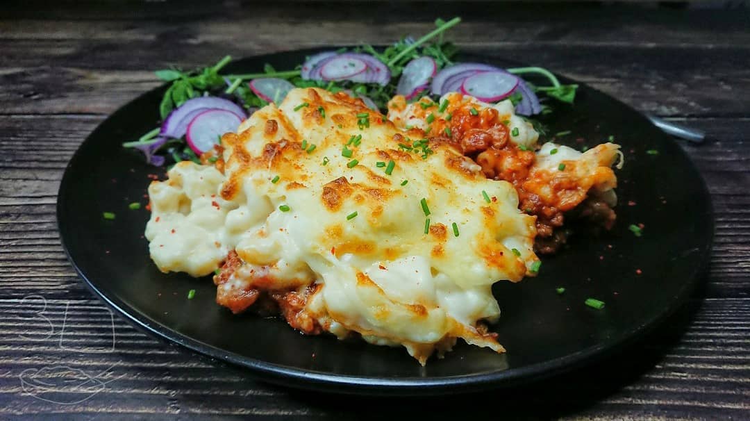 Mac and Cheese Lasagna