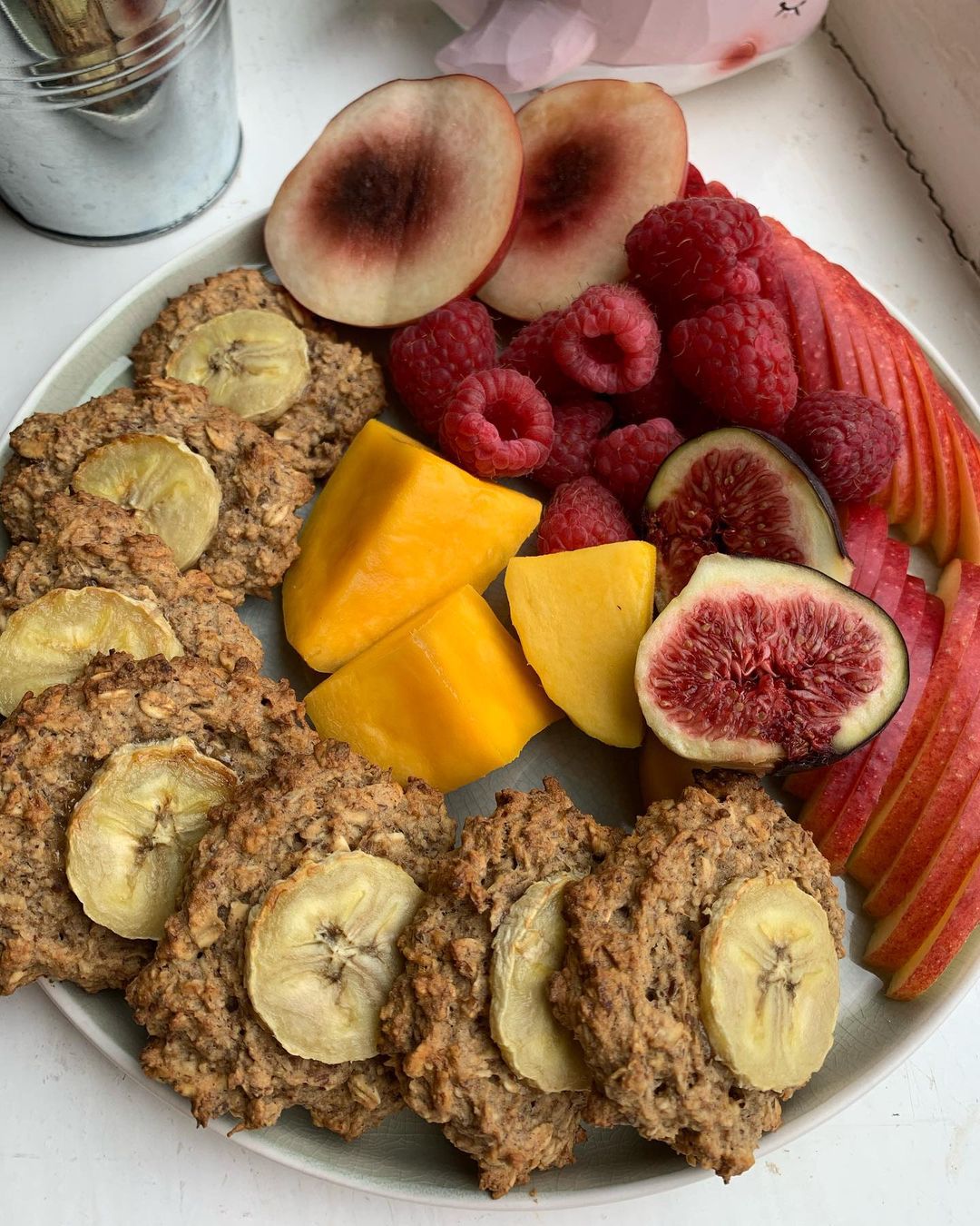 Biscoff Banana Oat Breakfast Cookies