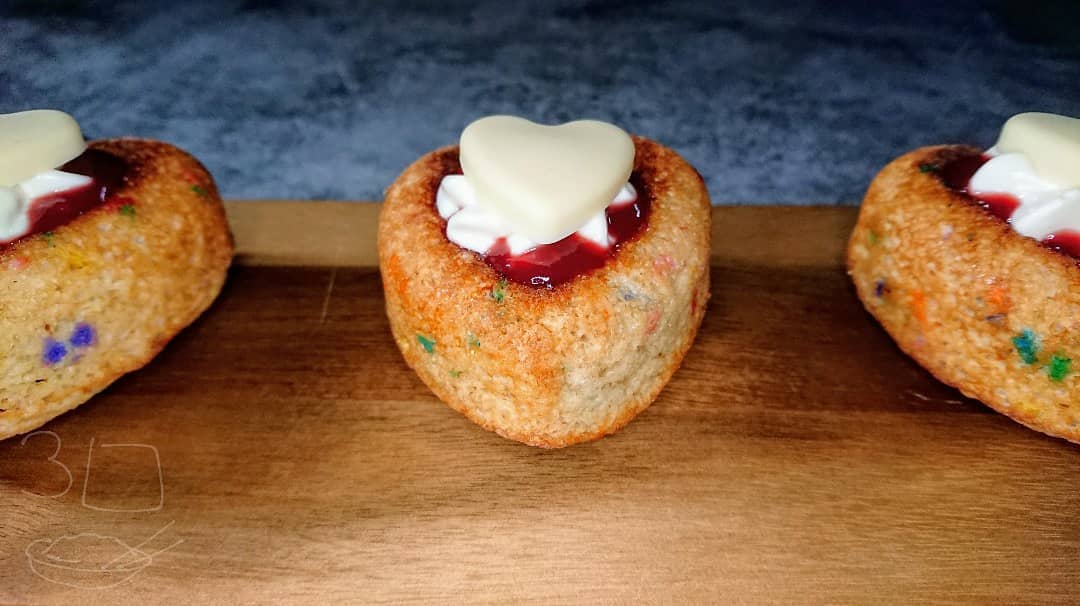 Birthday Cake Flavored Baked Oats