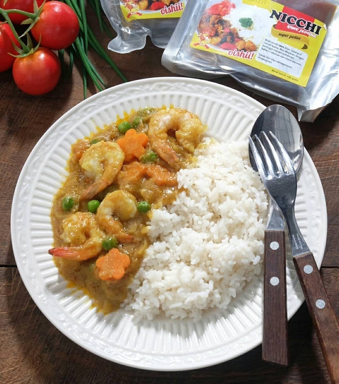 Japanese Curry with Shrimp