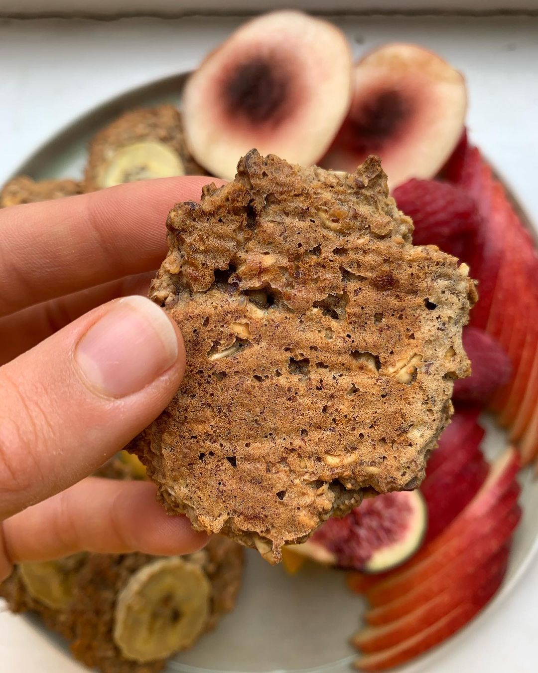 Biscoff Banana Oat Breakfast Cookies