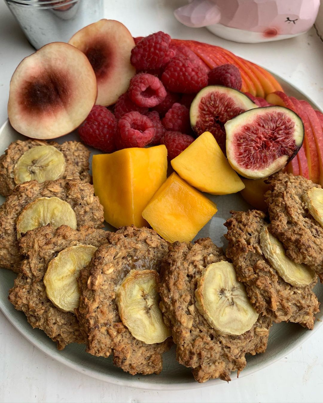 Biscoff Banana Oat Breakfast Cookies