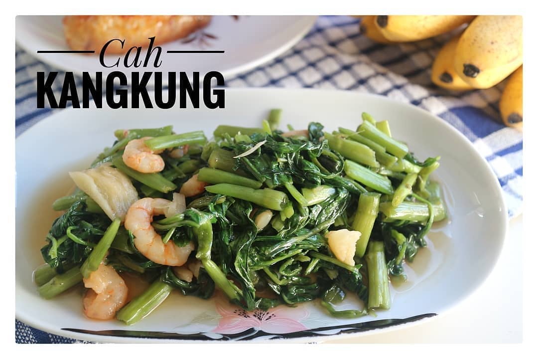 Stir-Fried Water Spinach with Shrimp