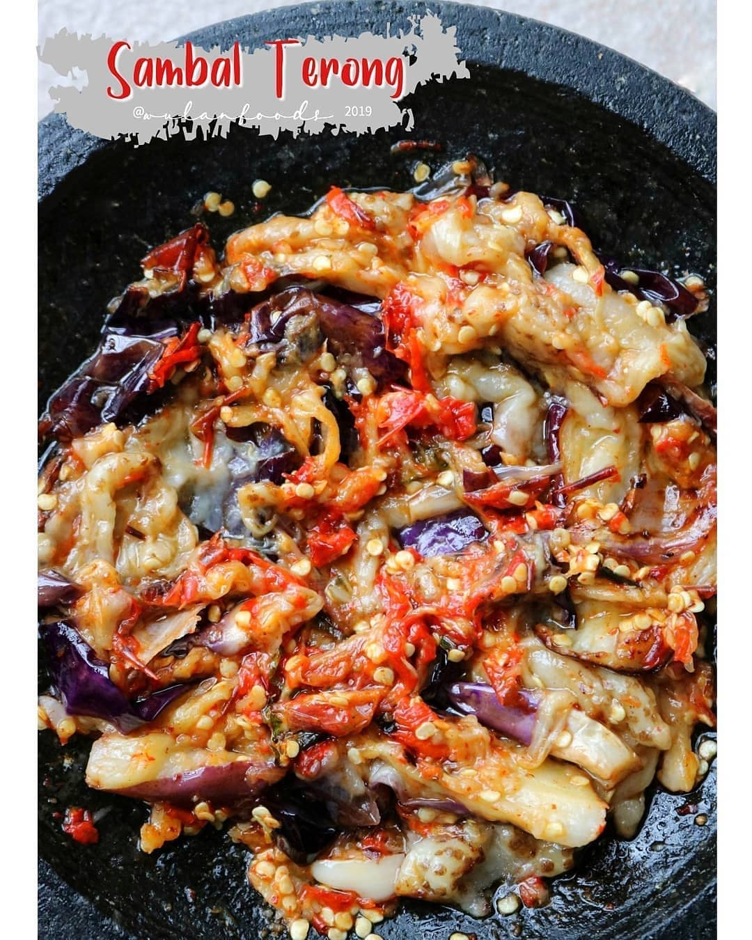 Indonesian Style Spicy Eggplant Sambal
