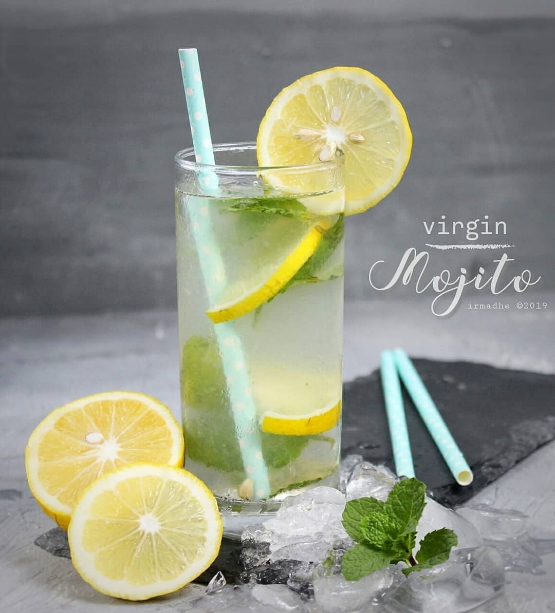 Homemade Virgin Mojito Drink