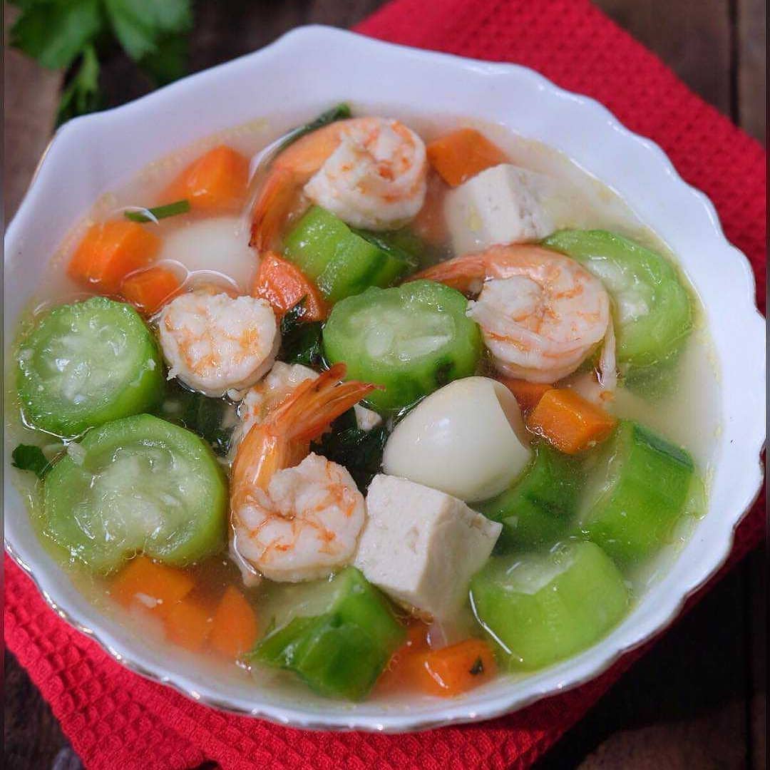 Shrimp and Luffa Soup
