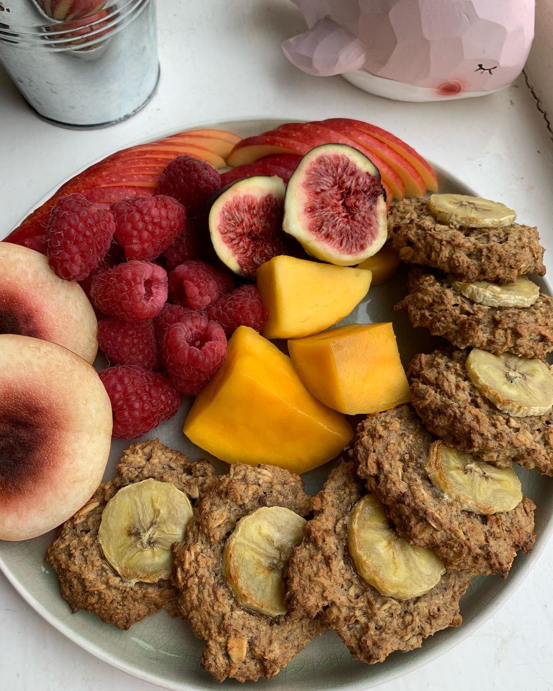 Biscoff Banana Oat Breakfast Cookies