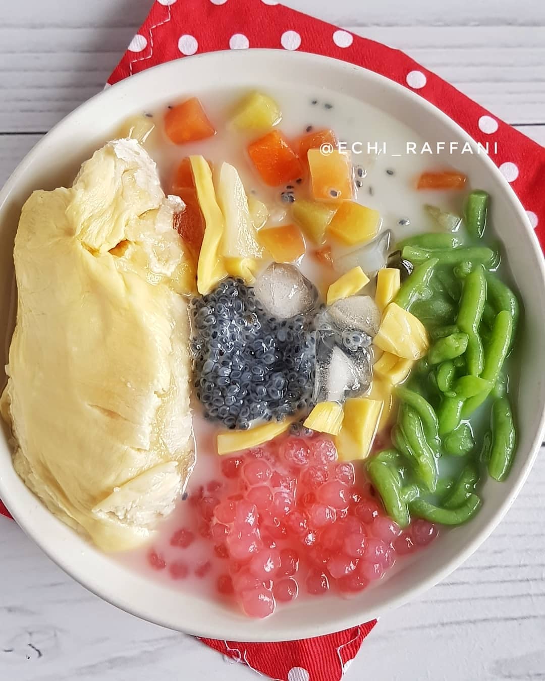 Indonesian Mixed Fruit Ice Dessert