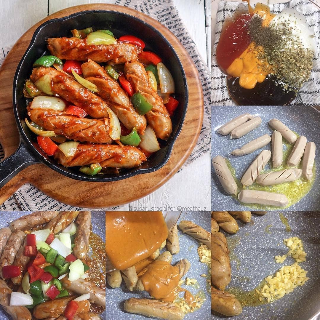Chicken Sausage Stir-Fry with Sauce