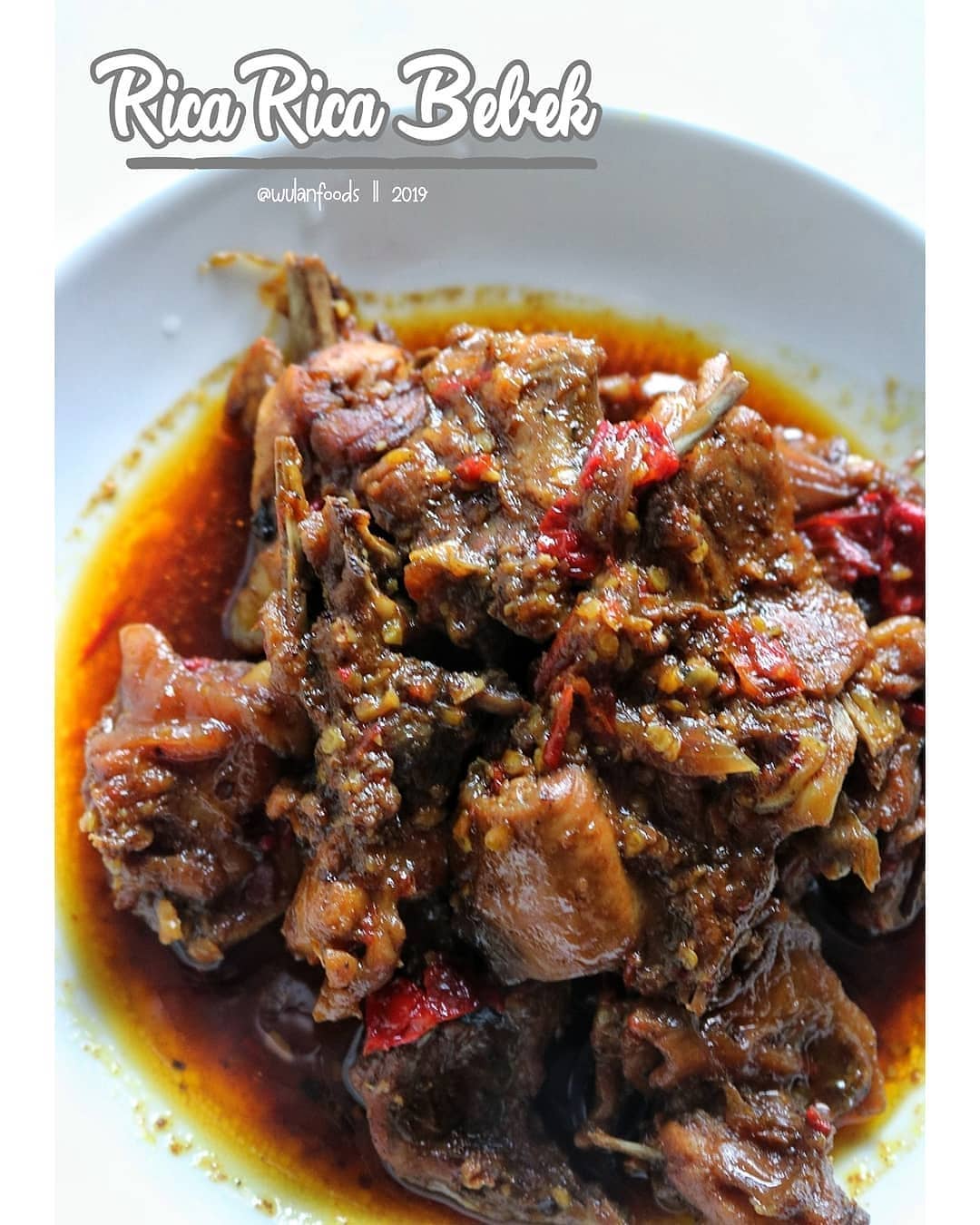 Spicy Indonesian Duck Rica Rica