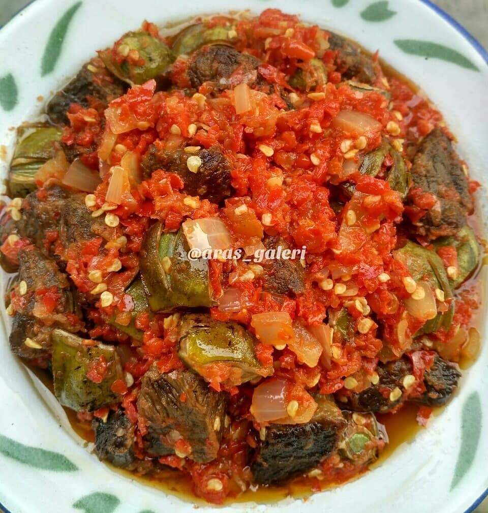 Spicy Beef Balado with Petai