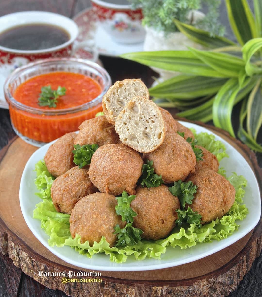 Indonesian Fried Chicken Meatballs