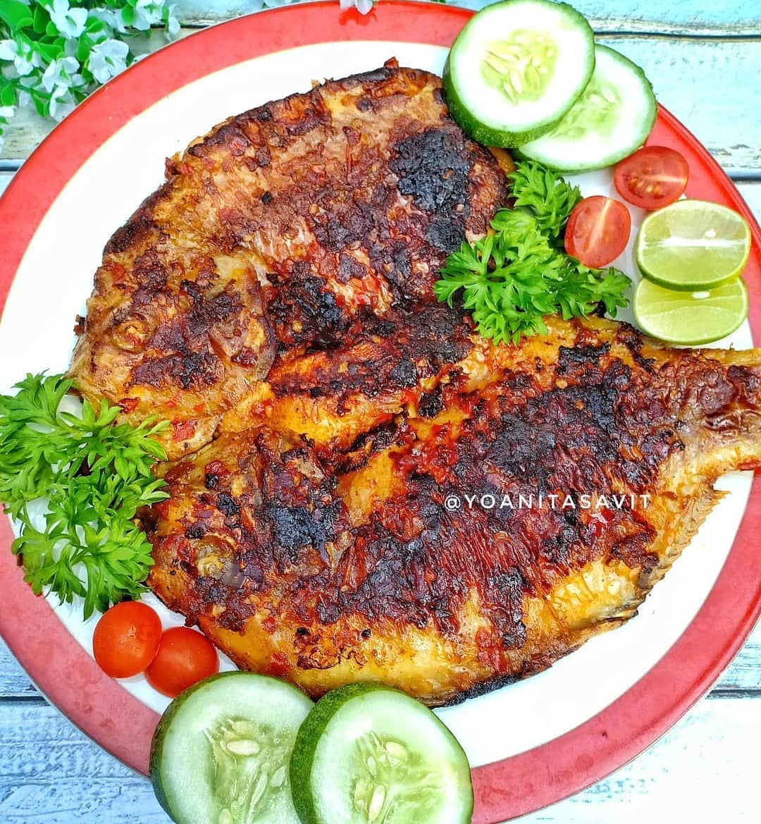 Grilled Red Tilapia with Padang Spice
