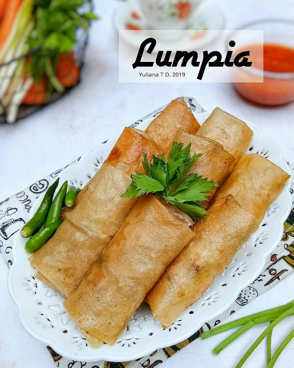 Chicken and Vegetable Lumpia