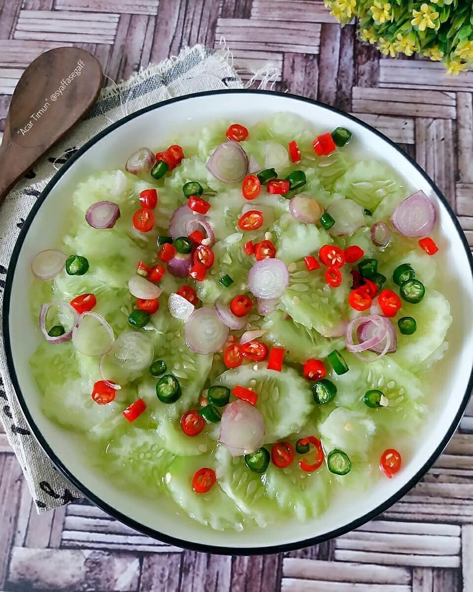 Indonesian Cucumber Acar