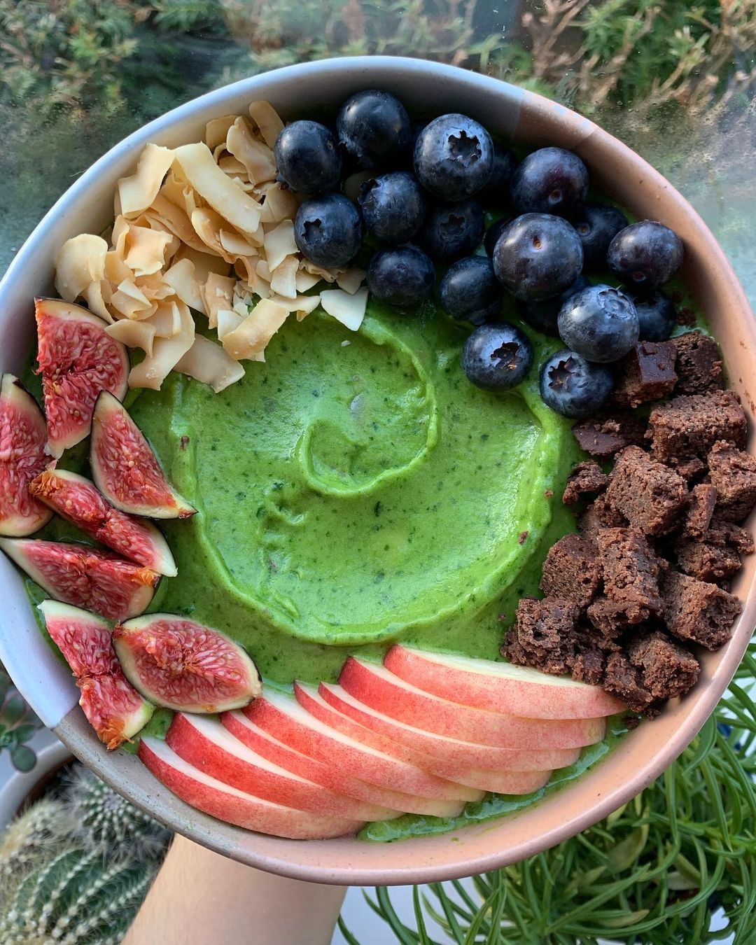 Green Brownie Nice Cream Bowl