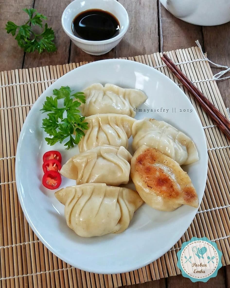 Homemade Chicken Gyoza Dumplings