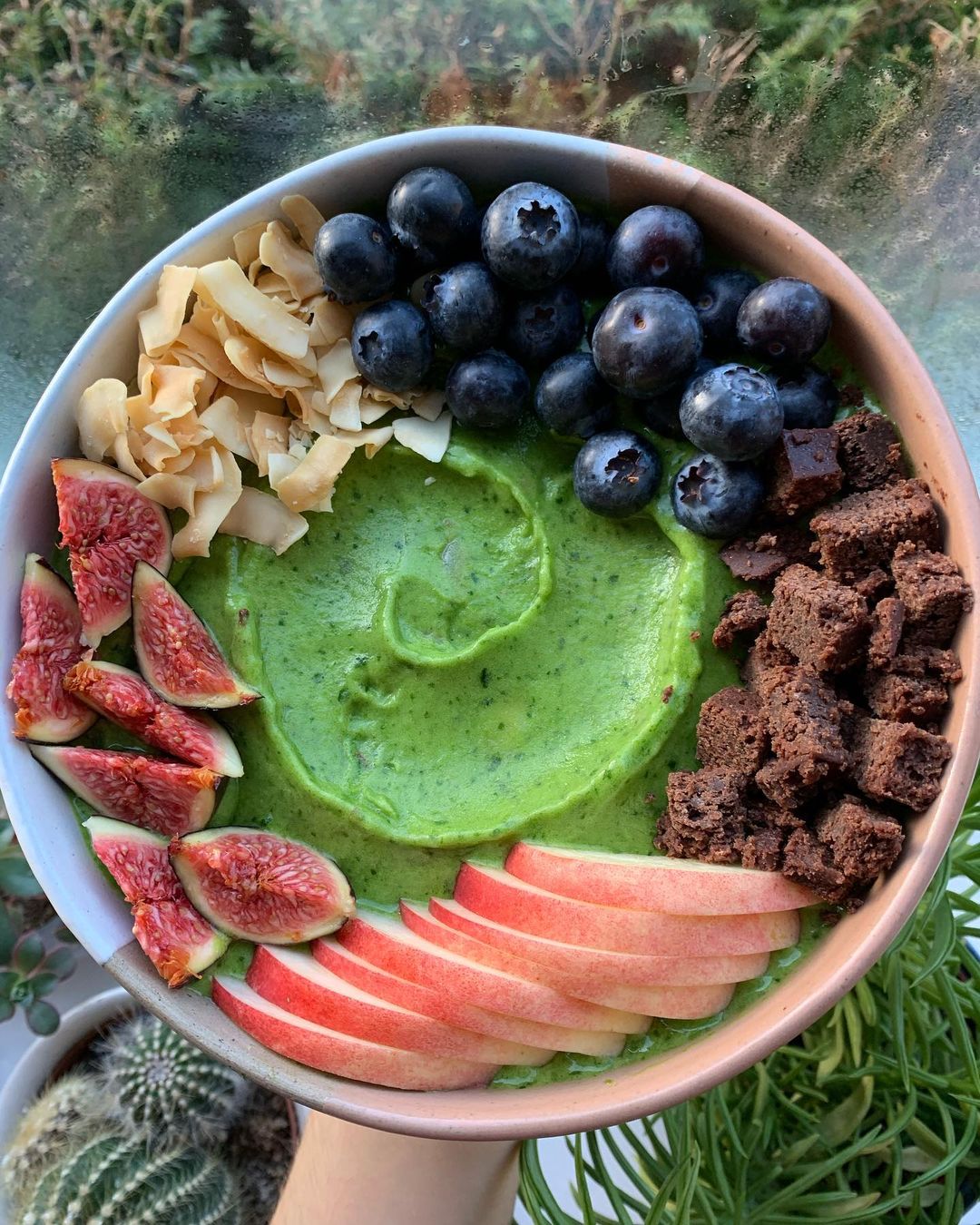 Green Brownie Nice Cream Bowl