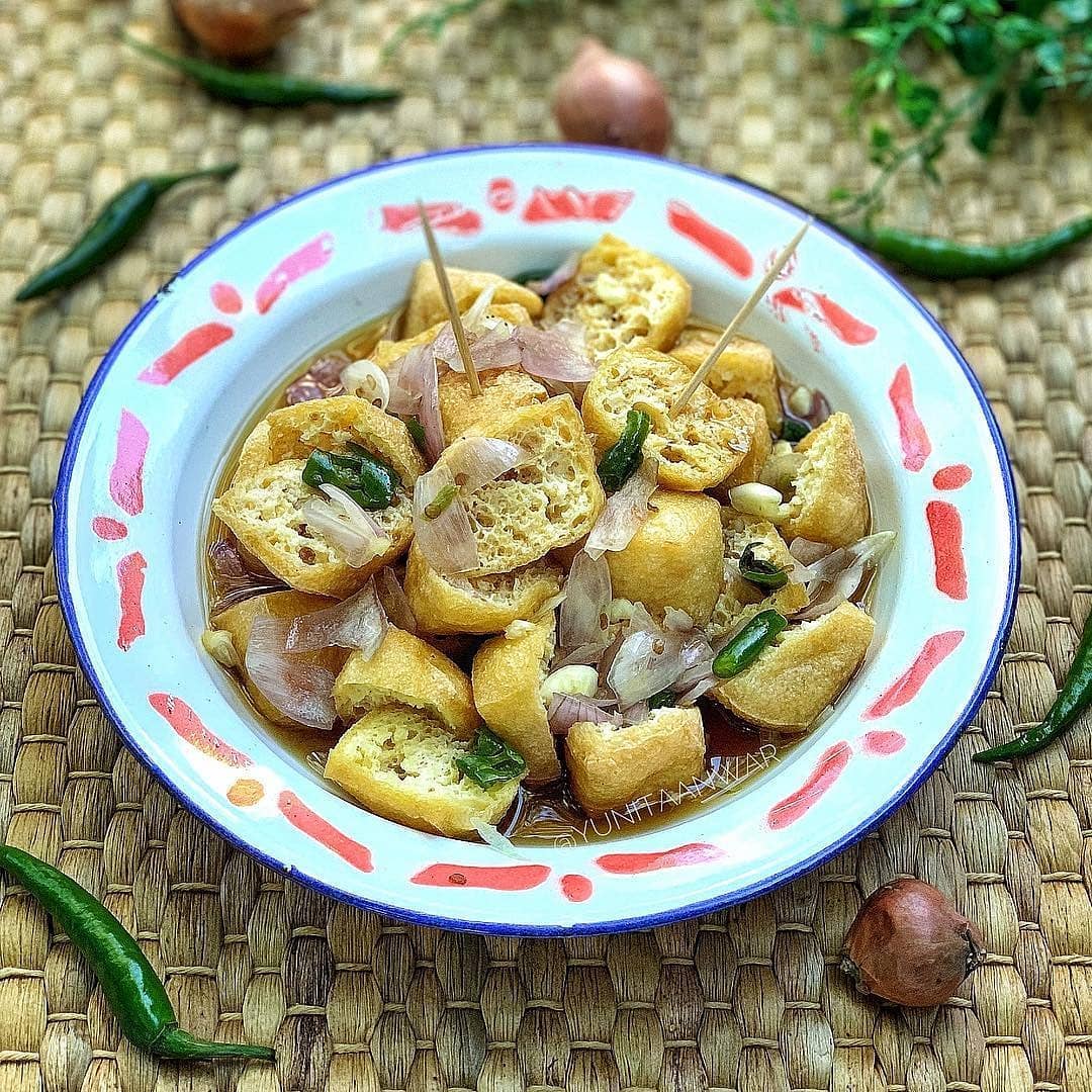 Indonesian Spicy Tofu Gejrot