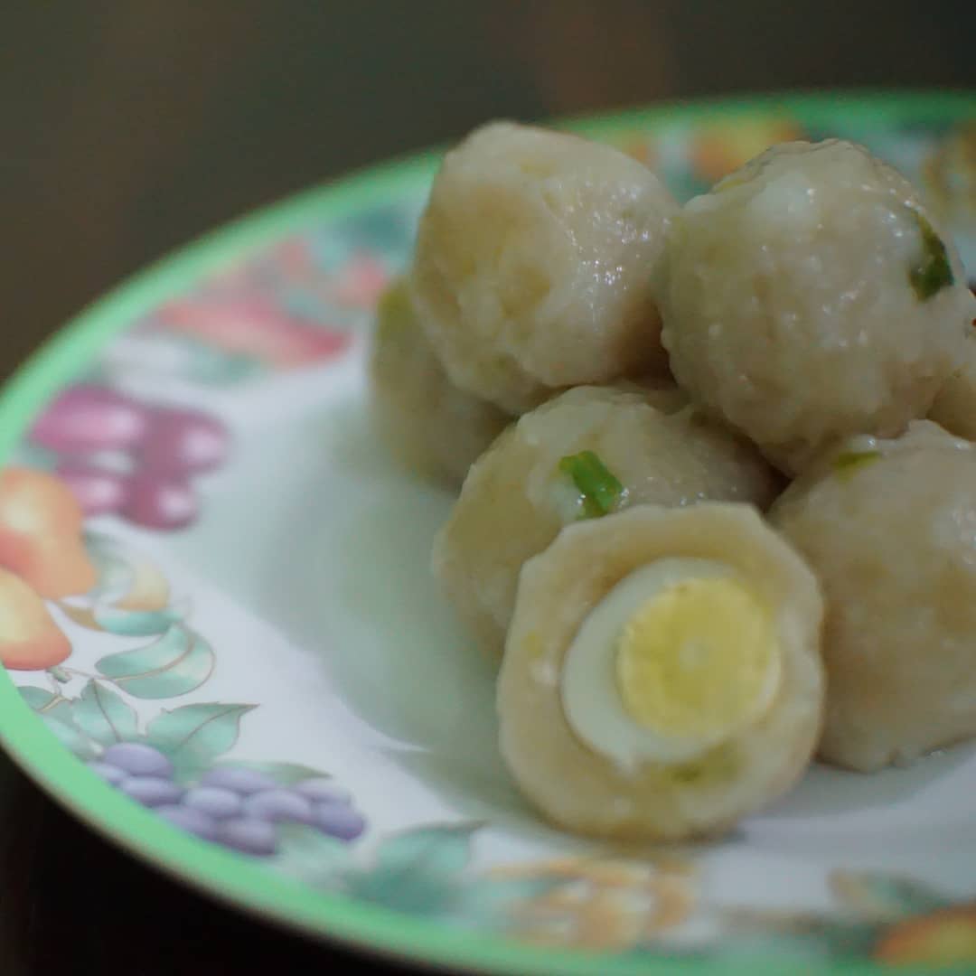 Quail Egg Stuffed Cilok