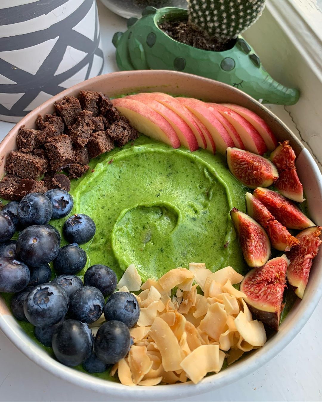 Green Brownie Nice Cream Bowl