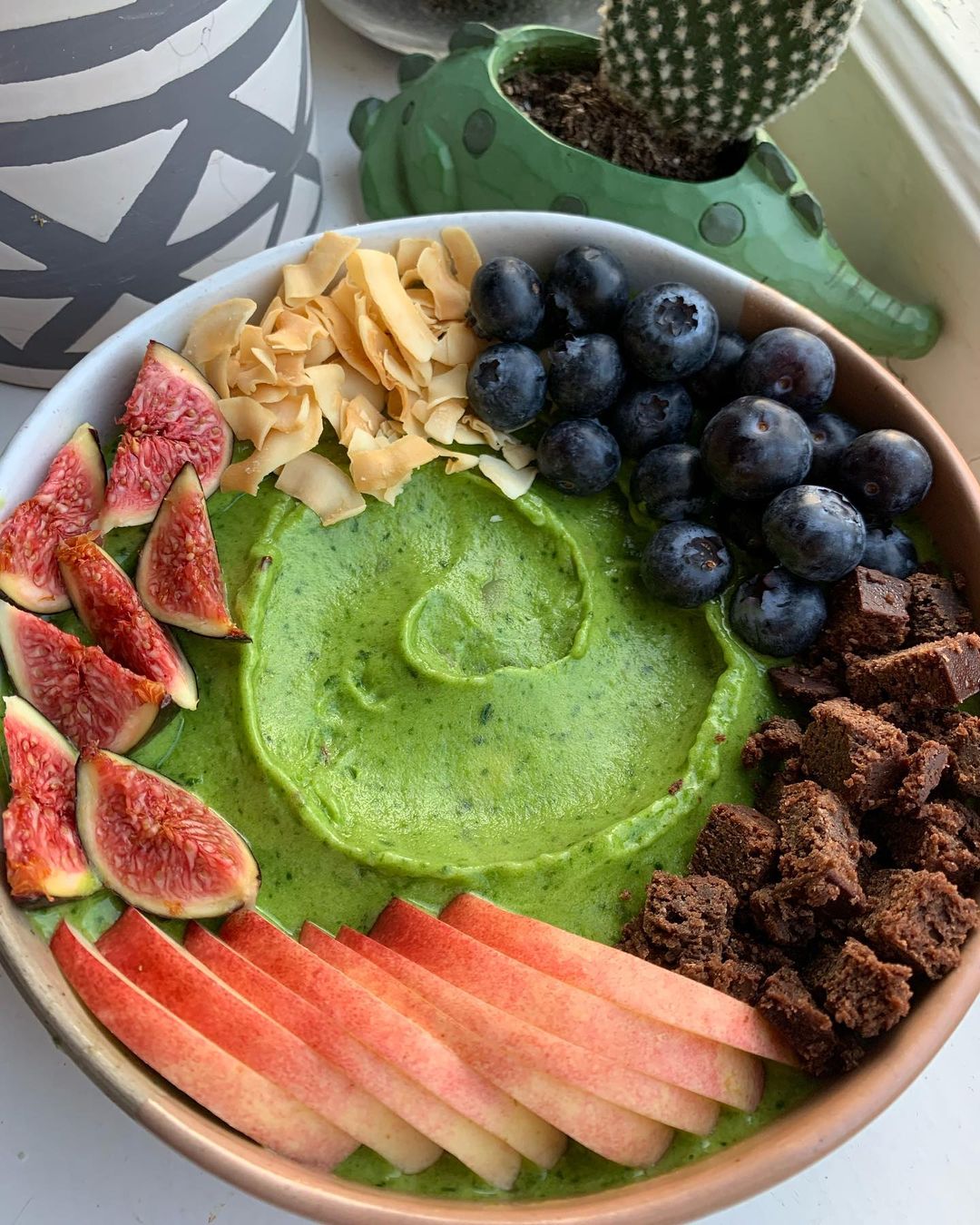 Green Brownie Nice Cream Bowl