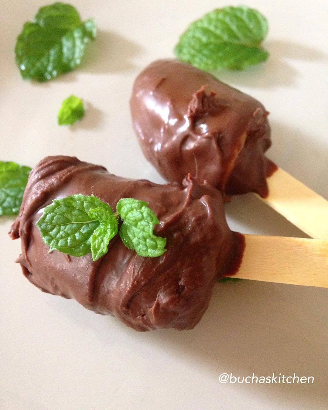 Chocolate Dipped Banana Sticks