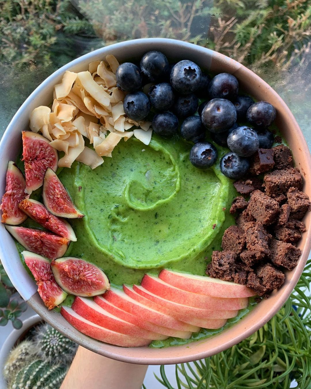 Green Brownie Nice Cream Bowl