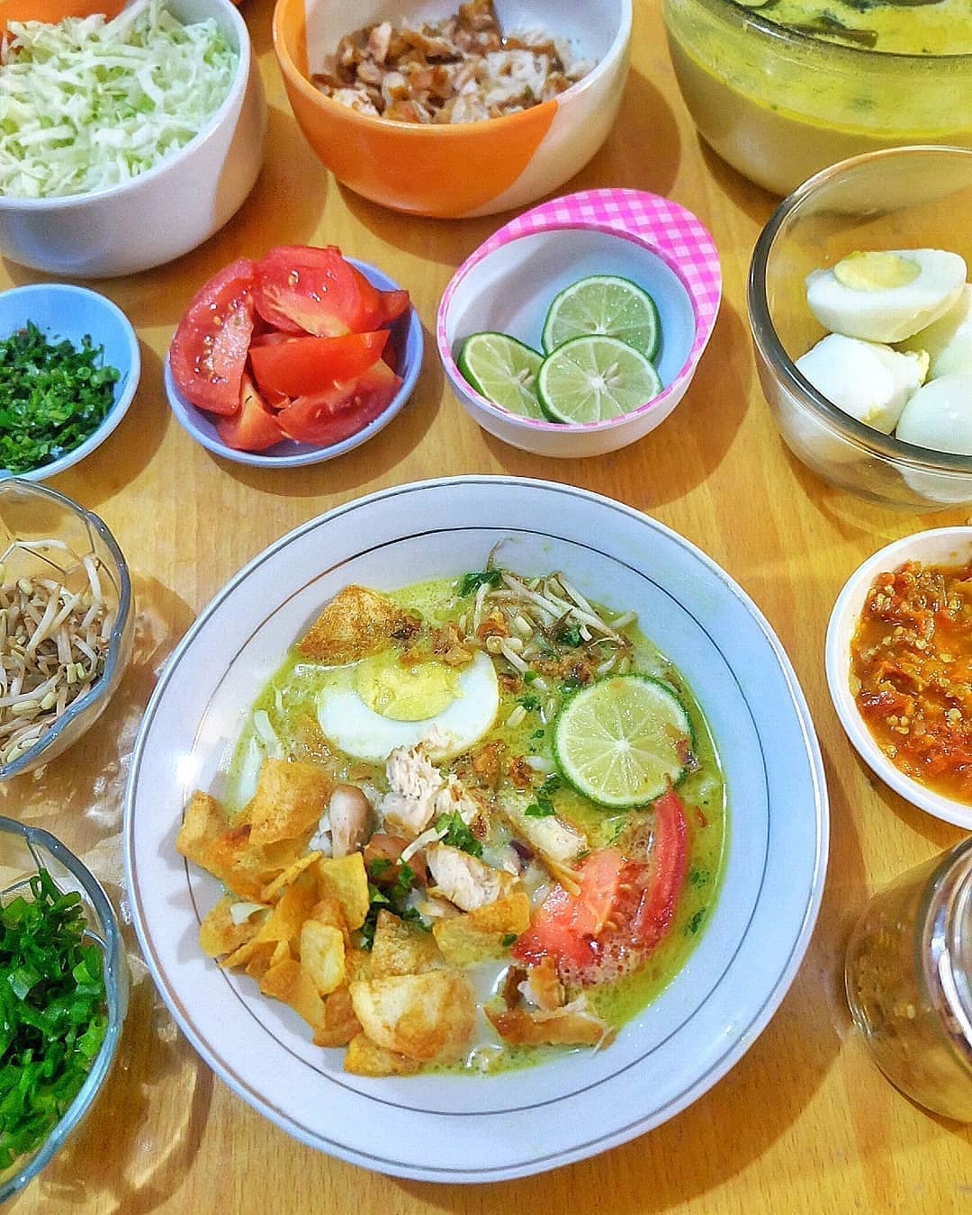 Blitar Chicken Soto with Coconut Milk