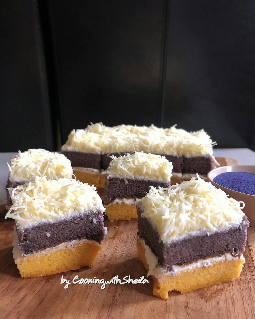 Bogor Layer Cake with Taro and Vanilla