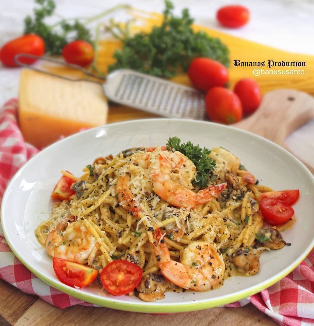 Seafood Spaghetti Carbonara