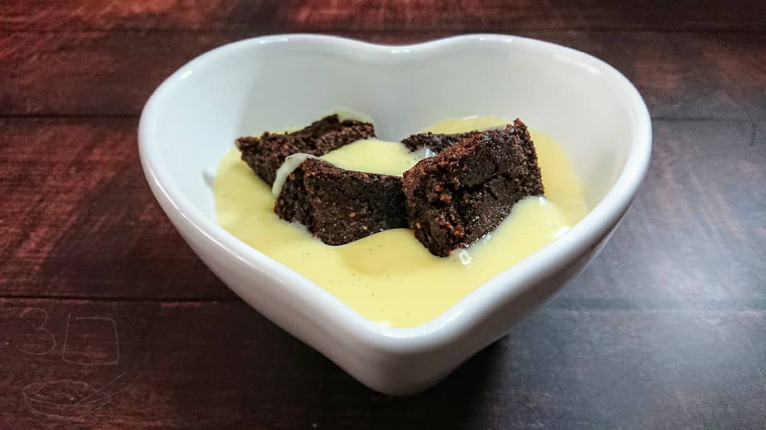 Ginger Cake with Custard