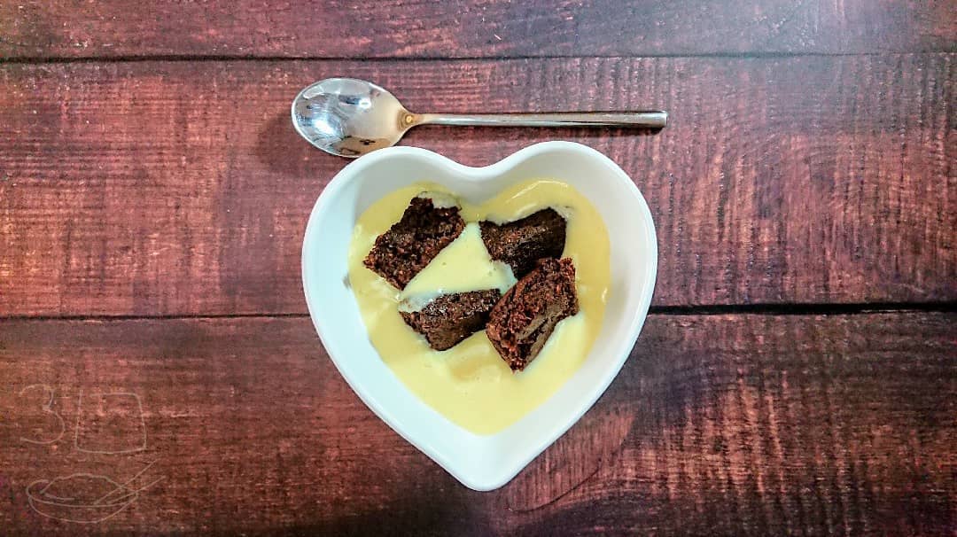 Ginger Cake with Custard
