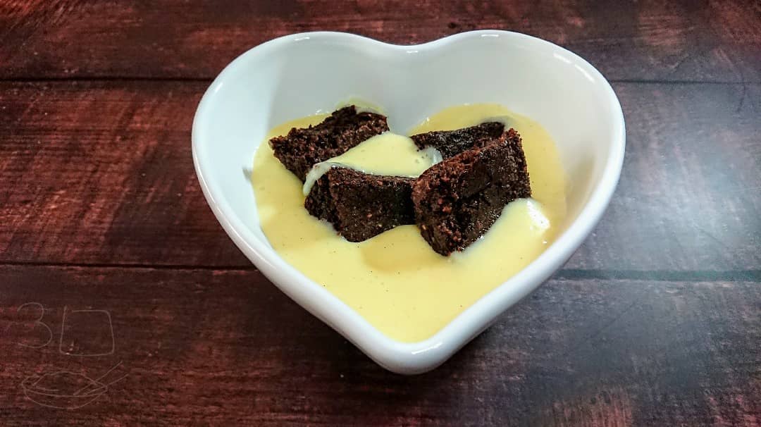 Ginger Cake with Custard