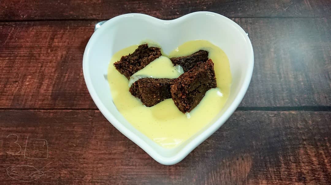 Ginger Cake with Custard