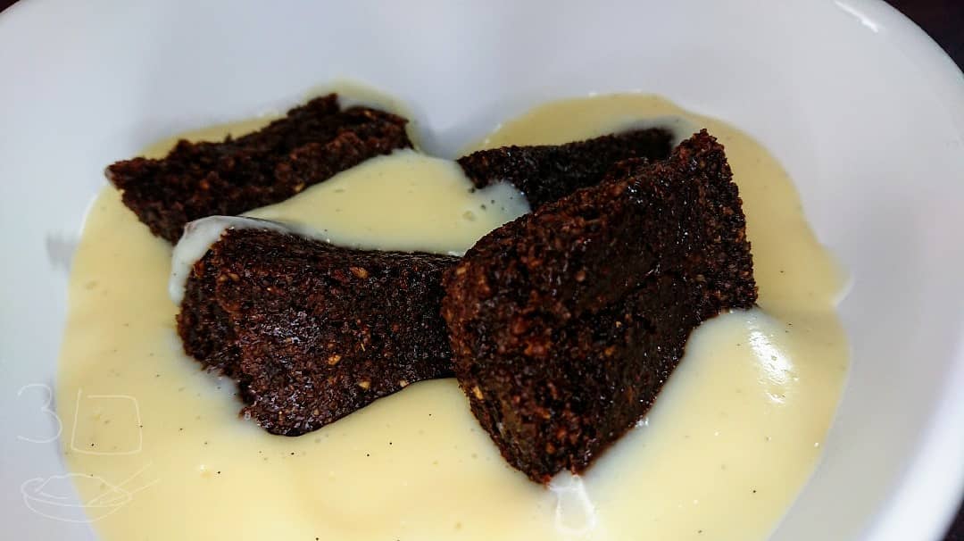 Ginger Cake with Custard