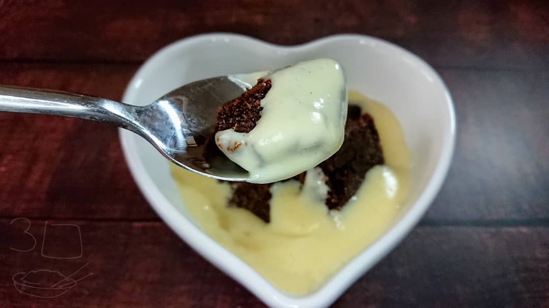 Ginger Cake with Custard