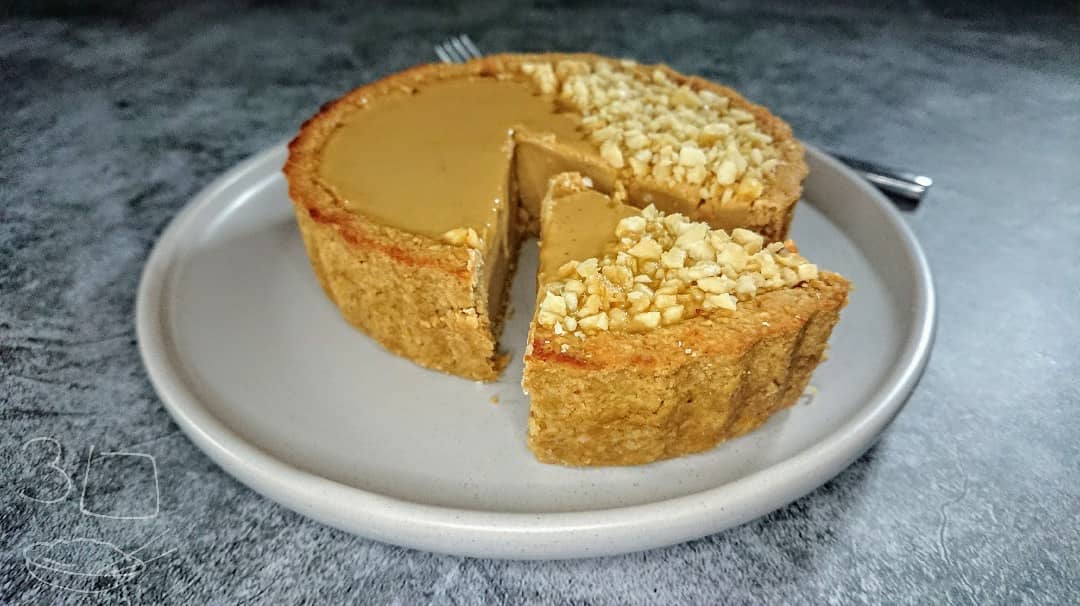 Peanut Butter Tart with Custard Filling