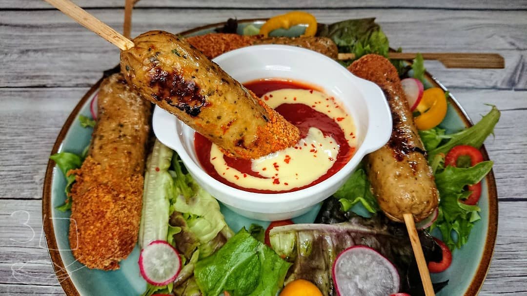 Spicy Lincolnshire Sausage Skewers with Sweet Chilli Glaze